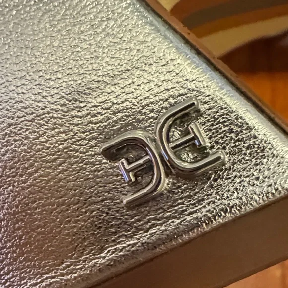 Sam Edelman Silver Block Heel Sandals - Picture 7 of 10